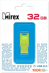 USB Flash Mirex MARIO 32GB (ЗЕЛЕНЫЙ) (6904)