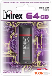 USB Flash Mirex KNIGHT BLACK 3.0 64GB (6899)