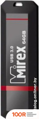 USB Flash Mirex KNIGHT BLACK 3.0 64GB (6899)