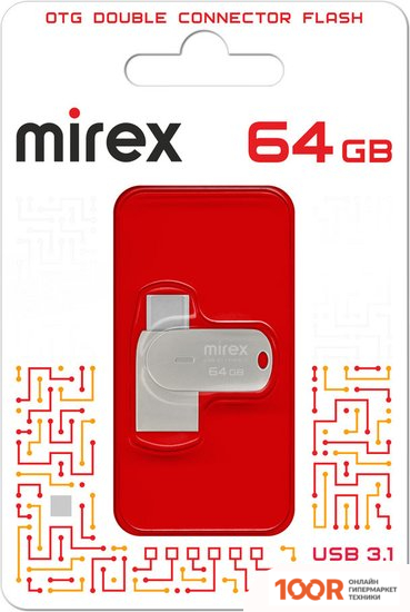 USB Flash Mirex INTRENDO BOLERO 3.0 64GB 13600-IT3BLR64 (6895)