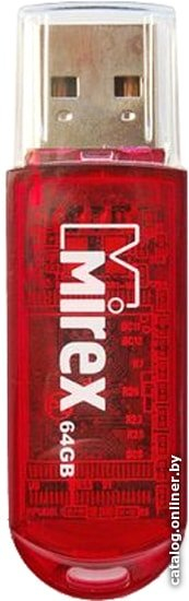 USB Flash Mirex ELF 64GB (КРАСНЫЙ) (6892)