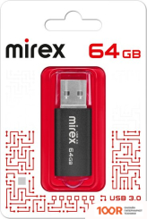 USB Flash Mirex COLOR BLADE UNIT 3.0 64GB 13600-FM3UBK64 (6889)