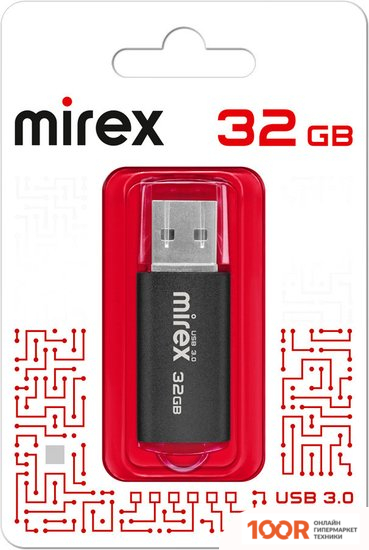 USB Flash Mirex COLOR BLADE UNIT 3.0 32GB 13600-FM3UBK32 (6888)