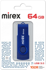 USB Flash Mirex COLOR BLADE SWIVEL 3.0 64GB 13600-FM3BSL64 (6881)