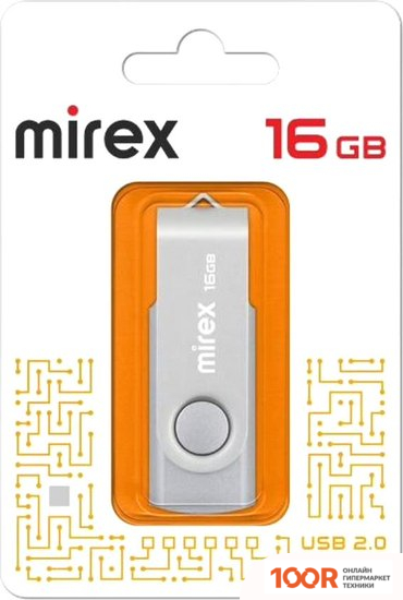 USB Flash Mirex COLOR BLADE SWIVEL 2.0 16GB 13600-FMUSIS16 (6866)