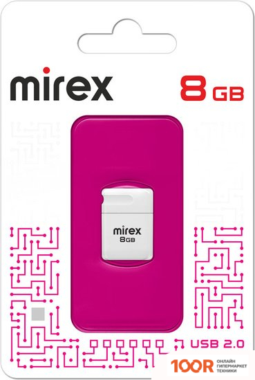 USB Flash Mirex COLOR BLADE MINCA 2.0 8GB 13600-FMUMIW08 (6851)