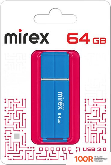 USB Flash Mirex COLOR BLADE LINE 3.0 64GB 13600-FM3LBU64 (6847)