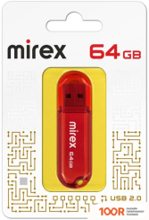 USB Flash Mirex CANDY 64GB (КРАСНЫЙ) (6841)