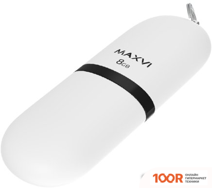 USB Flash Maxvi SF 8GB (БЕЛЫЙ) (6837)