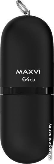 USB Flash Maxvi SF 64GB (ЧЕРНЫЙ) (6836)