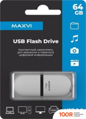 USB Flash Maxvi SF 64GB (БЕЛЫЙ) (6834)