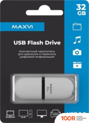 USB Flash Maxvi SF 32GB (БЕЛЫЙ) (6831)