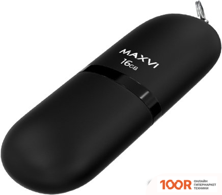 USB Flash Maxvi SF 16GB (ЧЕРНЫЙ) (6830)