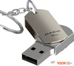 USB Flash Maxvi MR 16GB (СЕРЕБРИСТЫЙ) (6820)