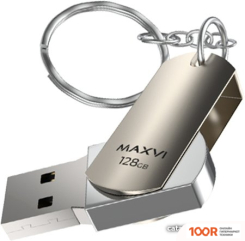 USB Flash Maxvi MR 128GB (СЕРЕБРИСТЫЙ) (6819)
