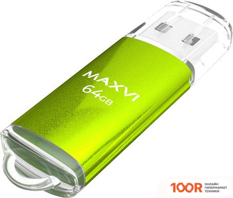 USB Flash Maxvi MP 64GB (ЗЕЛЕНЫЙ) (6811)
