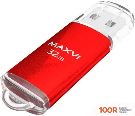USB Flash Maxvi MP 32GB (КРАСНЫЙ) (6808)