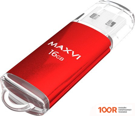 USB Flash Maxvi MP 16GB (КРАСНЫЙ) (6804)