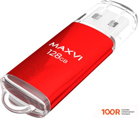 USB Flash Maxvi MP 128GB (КРАСНЫЙ) (6800)