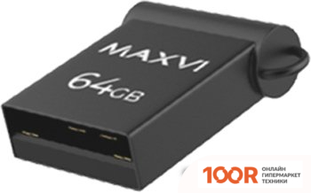 USB Flash Maxvi MM 64GB (ТЕМНО-СЕРЫЙ) (6798)