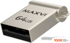 USB Flash Maxvi MM 64GB (СЕРЕБРИСТЫЙ) (6797)