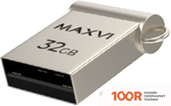 USB Flash Maxvi MM 32GB (СЕРЕБРИСТЫЙ) (6795)