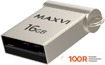 USB Flash Maxvi MM 16GB (СЕРЕБРИСТЫЙ) (6793)