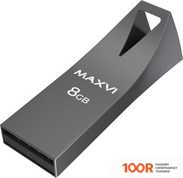 USB Flash Maxvi MK2 8GB (ТЕМНО-СЕРЫЙ) (6792)