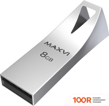 USB Flash Maxvi MK2 8GB (СЕРЕБРИСТЫЙ) (6791)