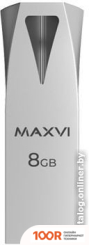 USB Flash Maxvi MK2 8GB (СЕРЕБРИСТЫЙ) (6791)