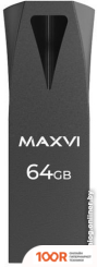 USB Flash Maxvi MK2 64GB (ТЕМНО-СЕРЫЙ) (6790)