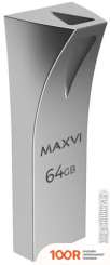 USB Flash Maxvi MK2 64GB (СЕРЕБРИСТЫЙ) (6789)