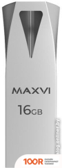 USB Flash Maxvi MK2 16GB (СЕРЕБРИСТЫЙ) (6785)