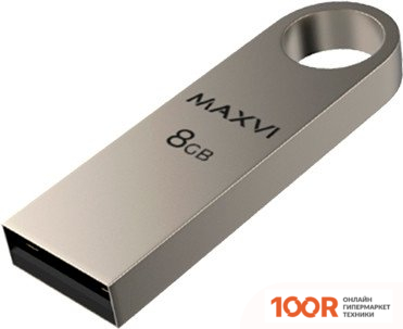USB Flash Maxvi MK 8GB (СЕРЕБРИСТЫЙ) (6781)