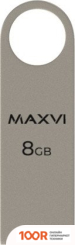USB Flash Maxvi MK 8GB (СЕРЕБРИСТЫЙ) (6781)