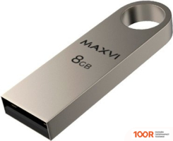 USB Flash Maxvi MK 8GB (СЕРЕБРИСТЫЙ) (6781)