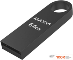 USB Flash Maxvi MK 64GB (ТЕМНО-СЕРЫЙ) (6780)