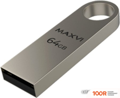USB Flash Maxvi MK 64GB (СЕРЕБРИСТЫЙ) (6779)