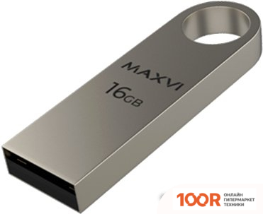 USB Flash Maxvi MK 16GB (СЕРЕБРИСТЫЙ) (6775)