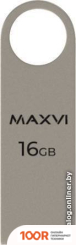 USB Flash Maxvi MK 16GB (СЕРЕБРИСТЫЙ) (6775)