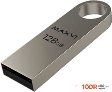 USB Flash Maxvi MK 128GB (СЕРЕБРИСТЫЙ) (6773)