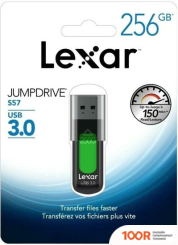 USB Flash Lexar JUMPDRIVE S57 256GB (ЗЕЛЕНЫЙ) (6757)