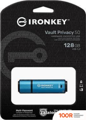 USB Flash Kingston VAULT PRIVACY 50 TYPE-A 128GB (6695)