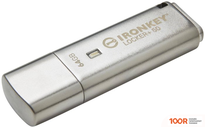 USB Flash Kingston IRONKEY LOCKER+ 50 64GB (6687)