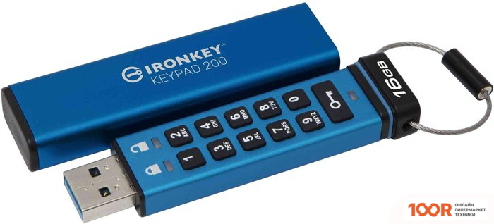 USB Flash Kingston IRONKEY KEYPAD 200 16GB (6680)