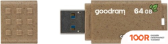 USB Flash GOODRAM UME3 ECO FRIENDLY 64GB (КОРИЧНЕВЫЙ) (6499)