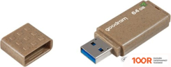 USB Flash GOODRAM UME3 ECO FRIENDLY 64GB (КОРИЧНЕВЫЙ) (6499)