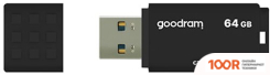 USB Flash GOODRAM UME3 64GB (ЧЕРНЫЙ) (6491)