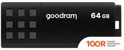 USB Flash GOODRAM UME3 64GB (ЧЕРНЫЙ) (6491)