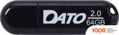 USB Flash Dato DS2001 64G (ЧЕРНЫЙ) (6445)